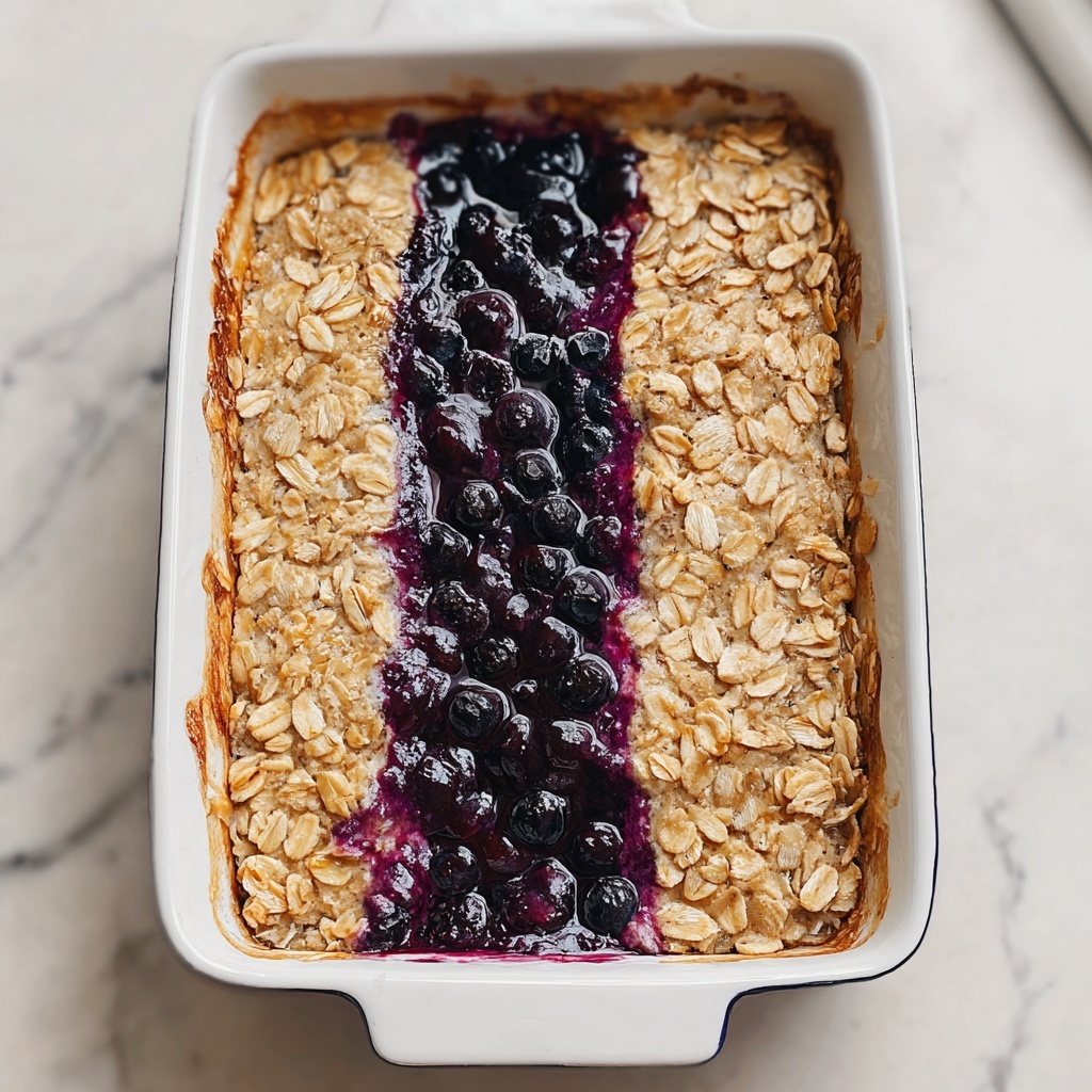 Blueberry Baked Oats Recipe - Recipe Image