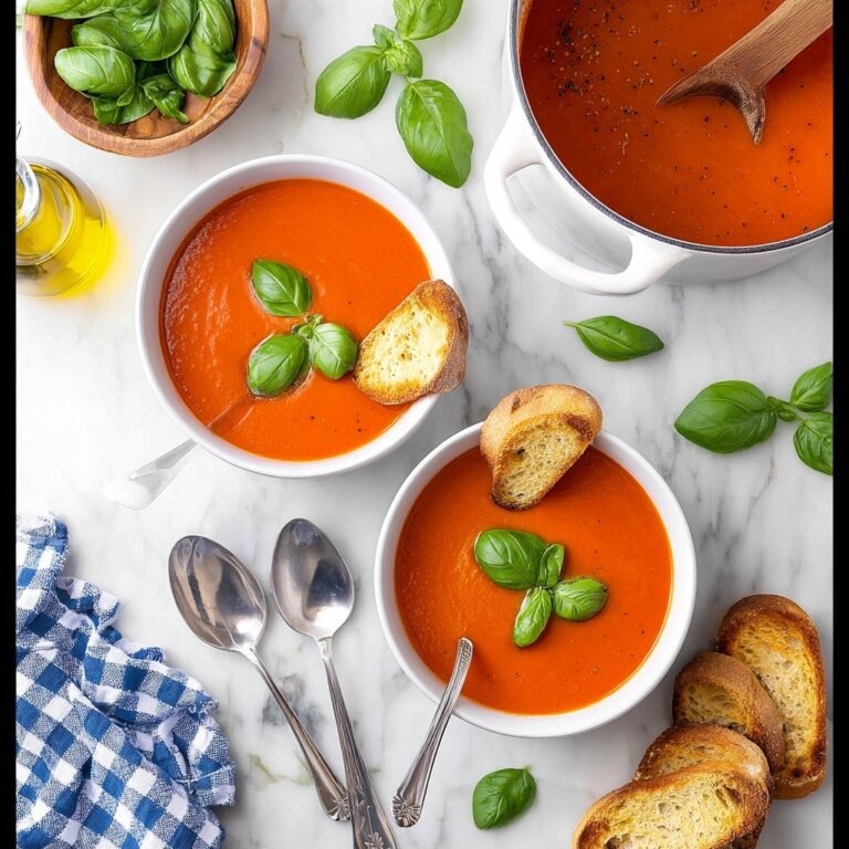 Tomato Basil Soup Recipe