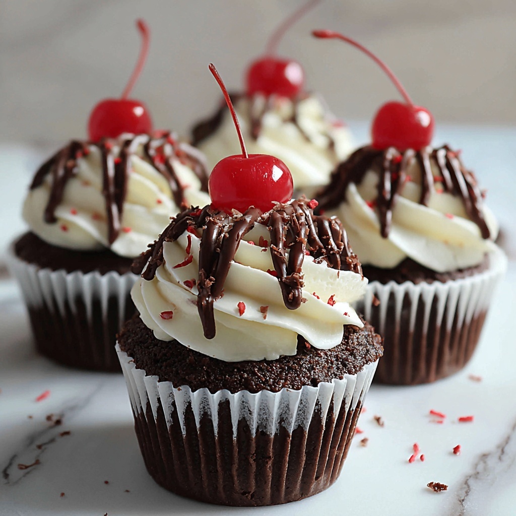 Black Forest Cupcakes Recipe - Recipe Image