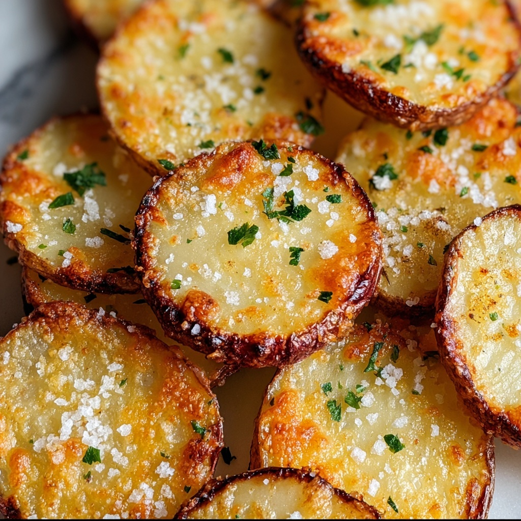Mini Baked Parmesan Potato Rounds Recipe - Recipe Image