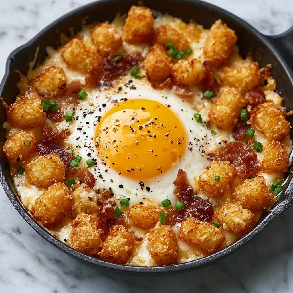 Tater Tot Breakfast Casserole Recipe - Recipe Image