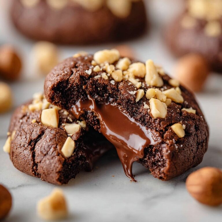Chocolate Hazelnut Cream Thumbprints Recipe