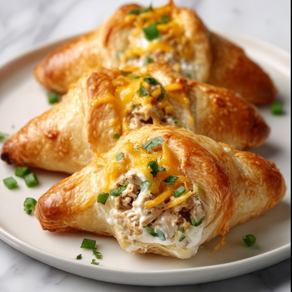 Cheesy Chicken Crescent Rolls Recipe - Recipe Image
