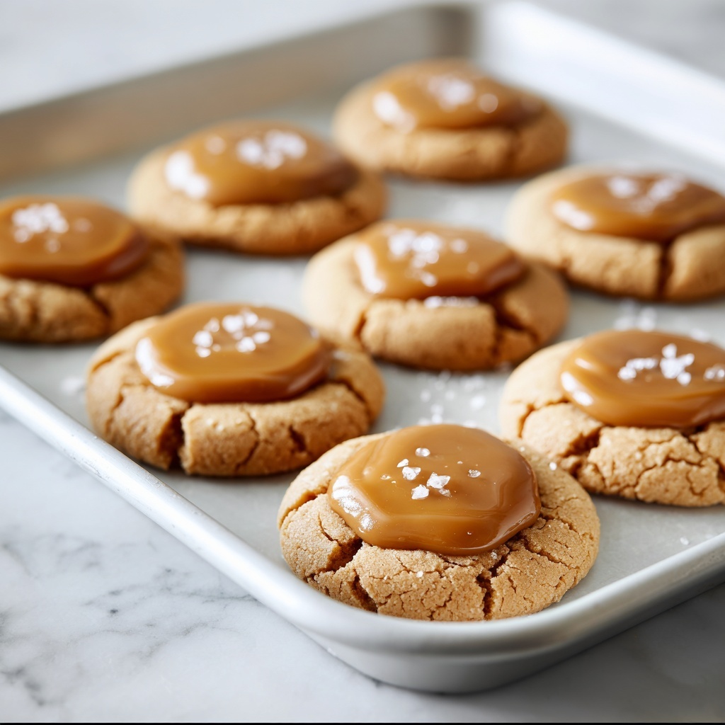 Salted Caramel Sugar Cookies Recipe - Recipe Image