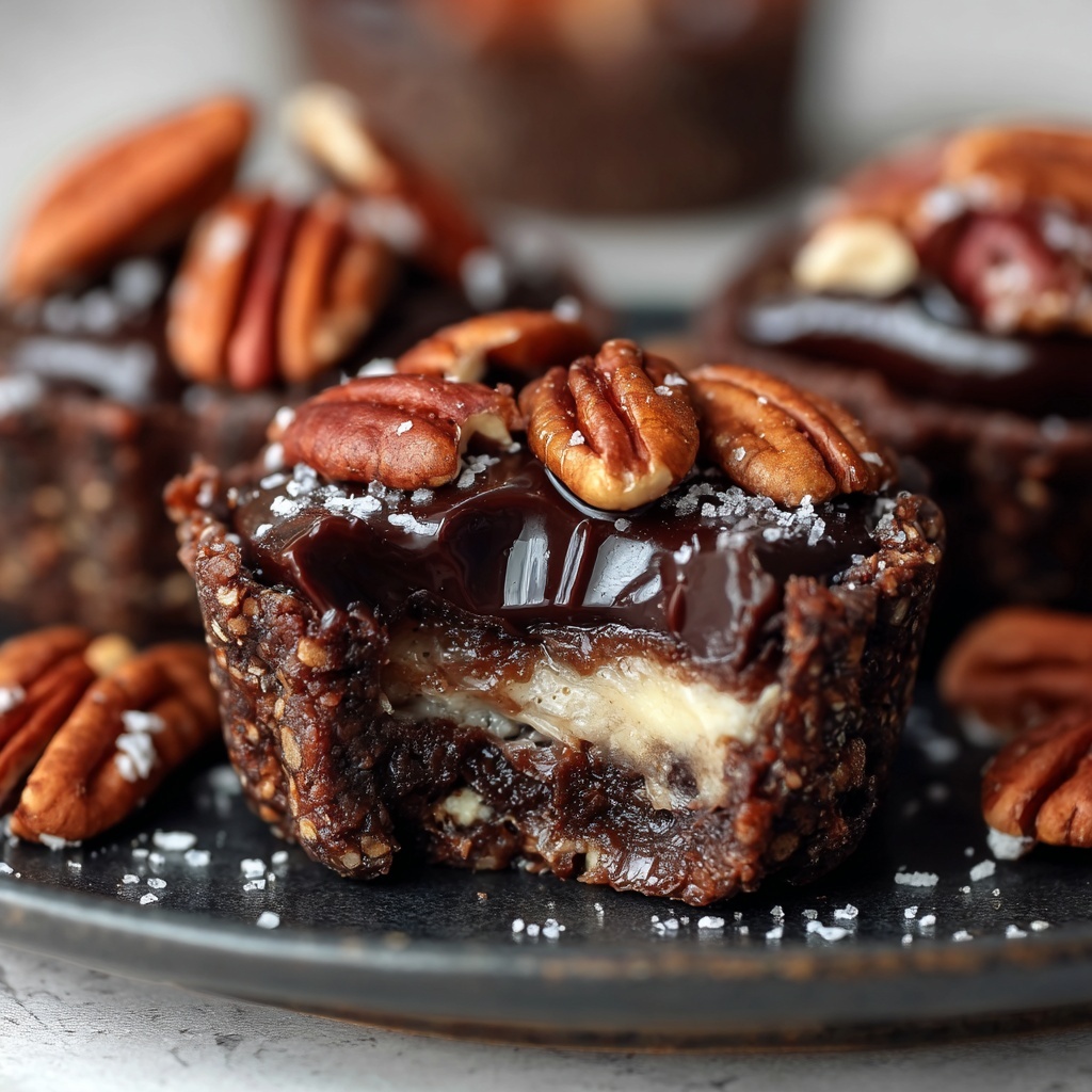 Pecan Pie Brownie Bites Recipe - Recipe Image