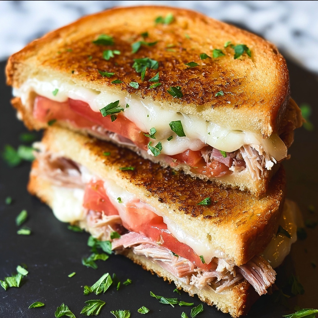 Tuna Melt Sandwiches with Fresh Herbs and Melty Fontina Recipe - Recipe Image