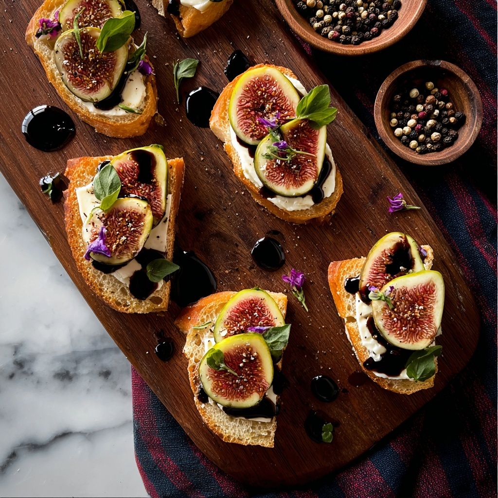 Fig and Brie Crostini Recipe - Recipe Image