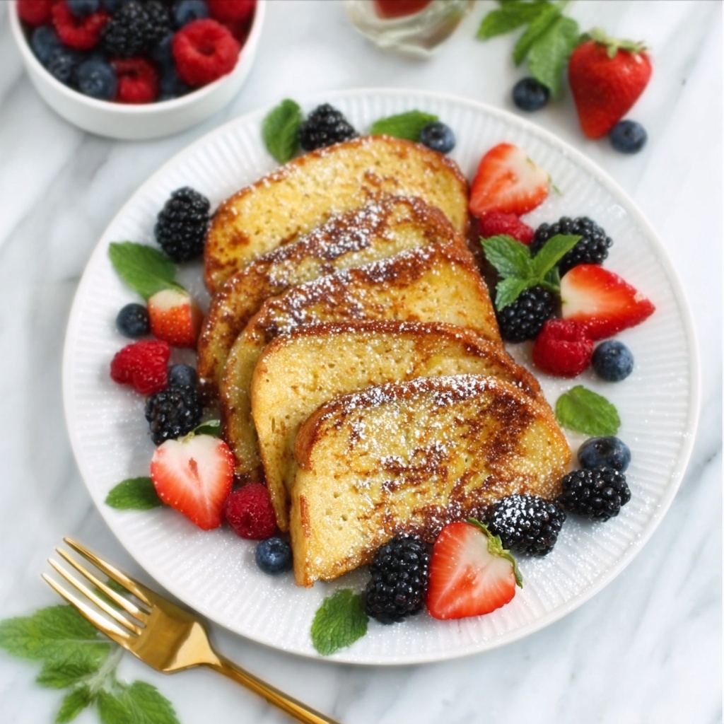Pound Cake French Toast Recipe - Recipe Image