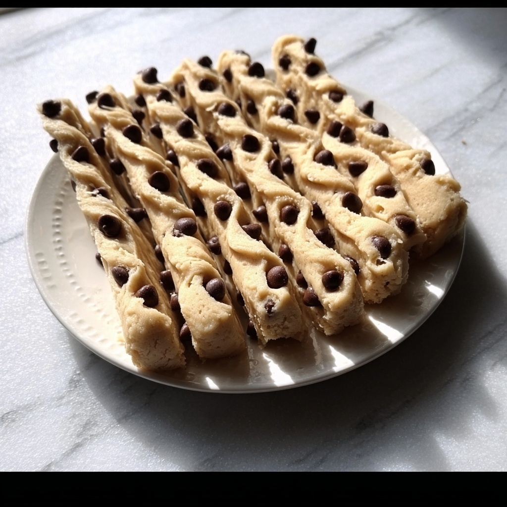 Chocolate Chip Cookie Dough Twists Recipe - Recipe Image