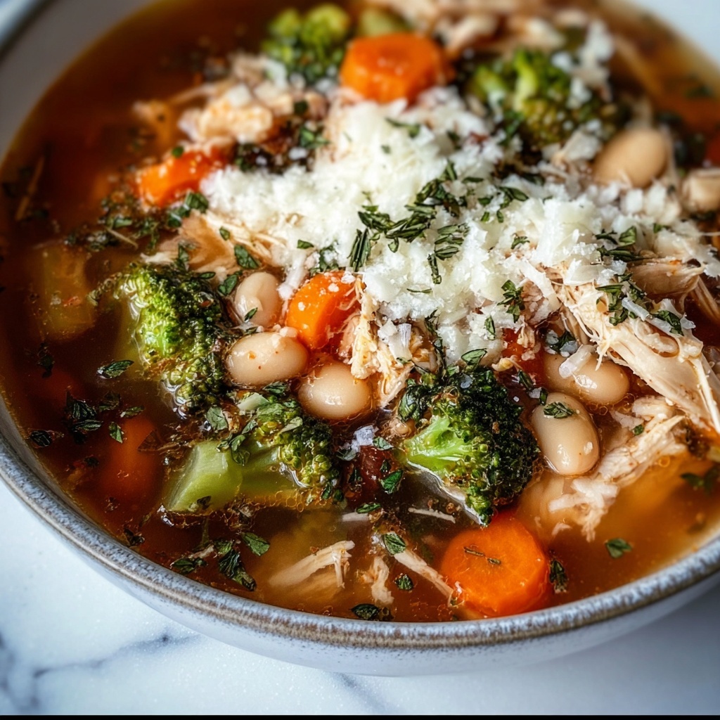 Crockpot Chicken Minestrone Recipe - Recipe Image