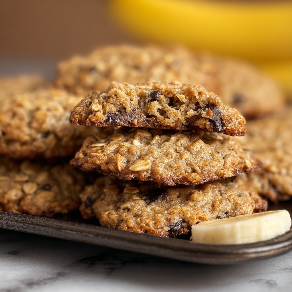 Banana Oatmeal Cookies Recipe - Recipe Image