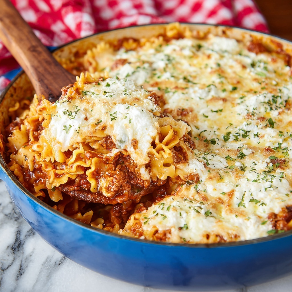 One-Pot Skillet Lasagna Recipe - Recipe Image