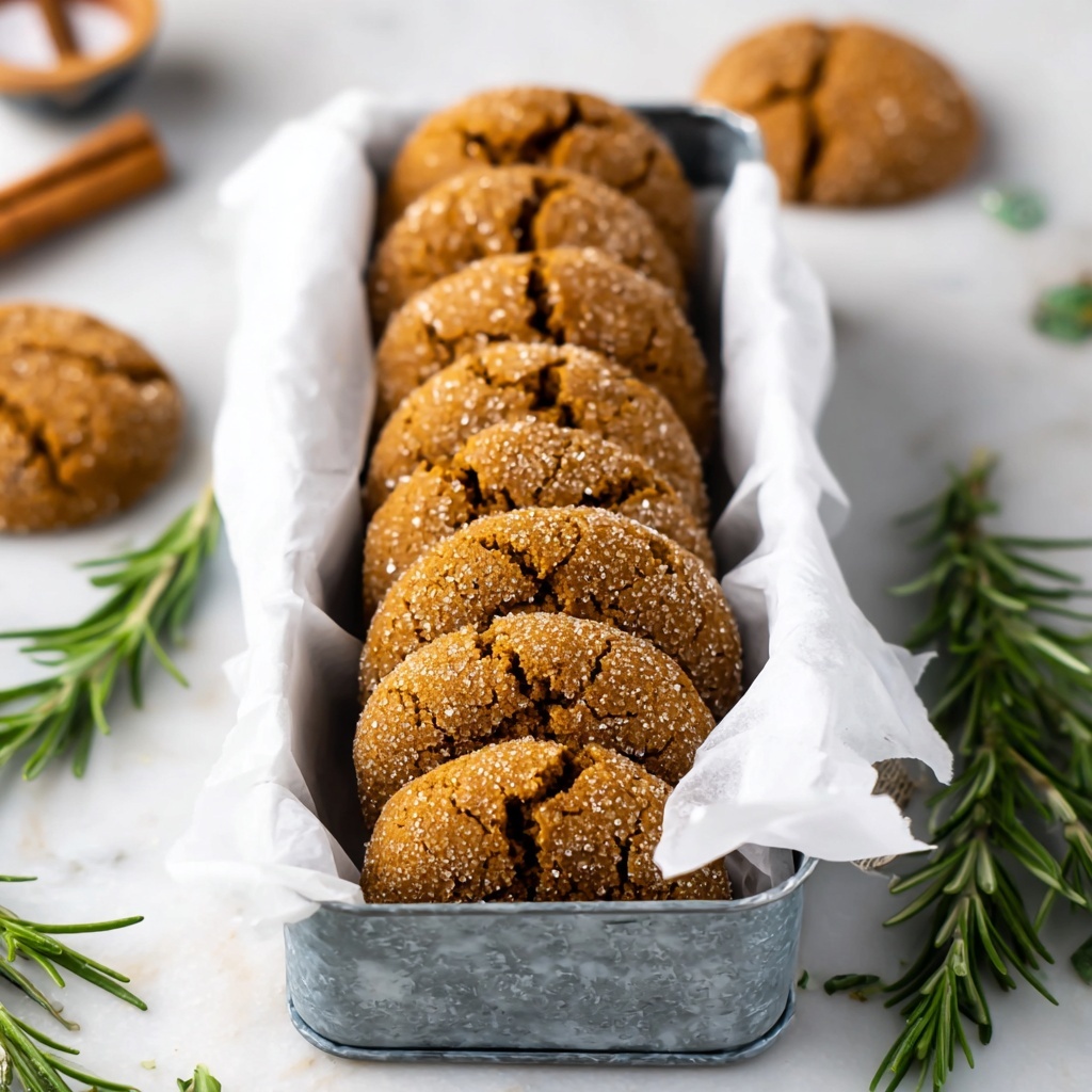 Vegan Molasses Cookies Recipe - Recipe Image