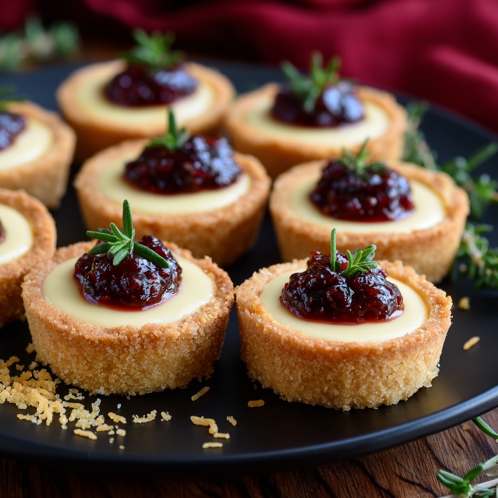 Cranberry Brie Bites Recipe - Recipe Image