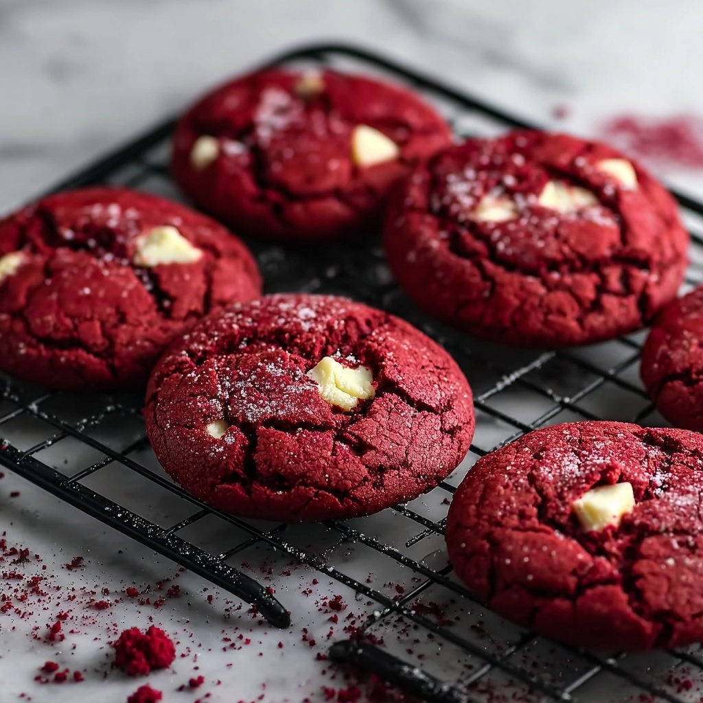 Red Velvet Cookies with Cream Cheese Frosting Recipe - Recipe Image