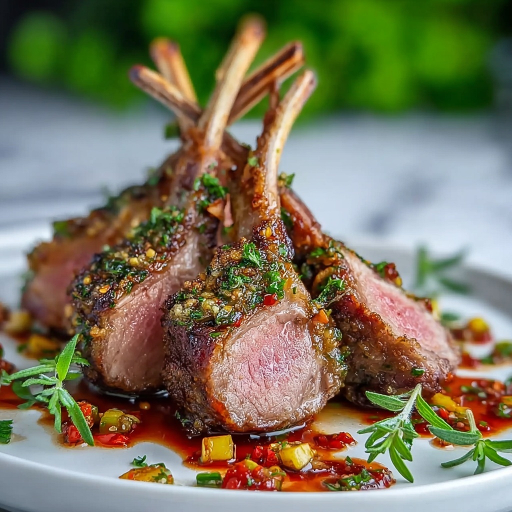 Herb-Crusted Rack of Lamb Recipe - Recipe Image