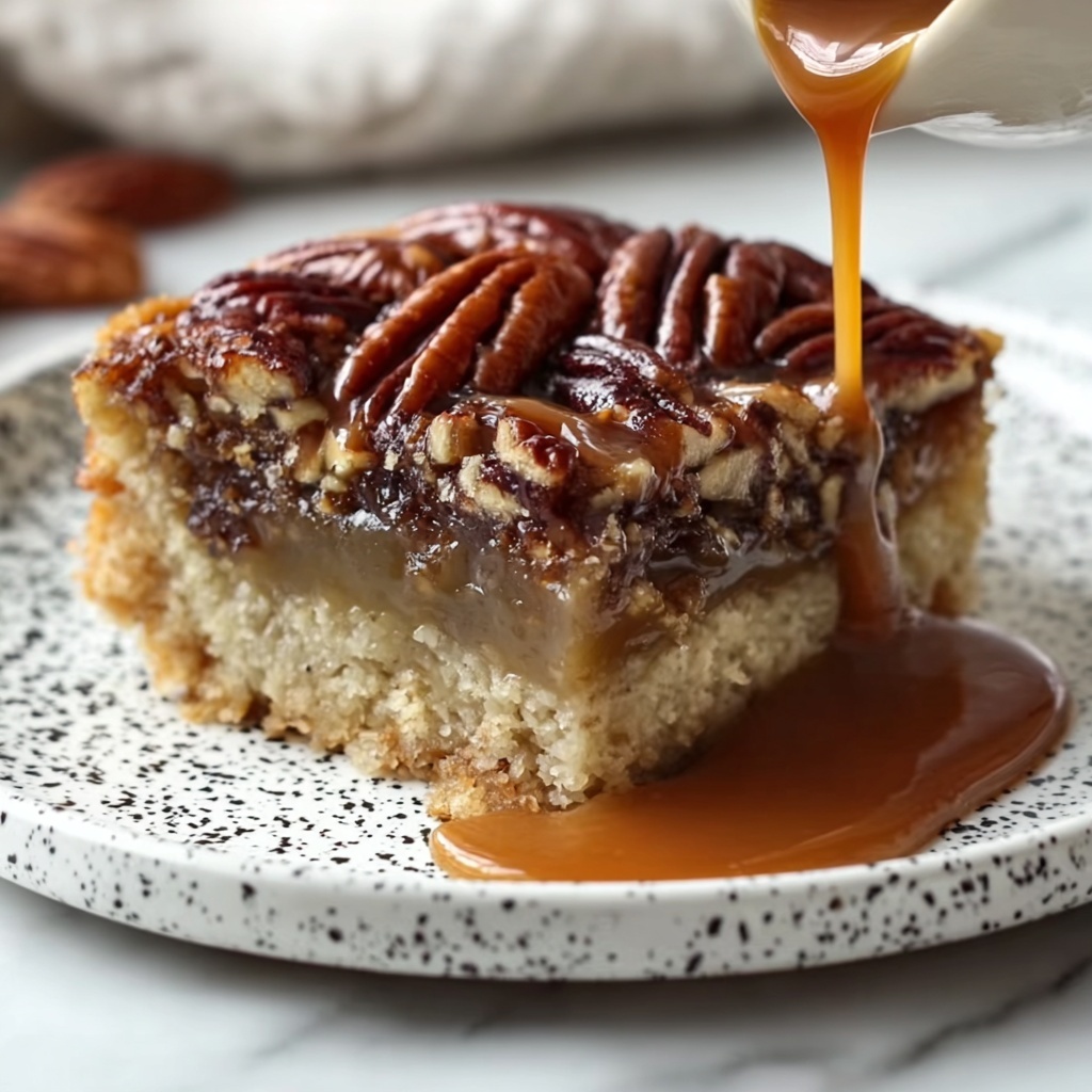 Caramel Pecan Dump Cake Recipe - Recipe Image