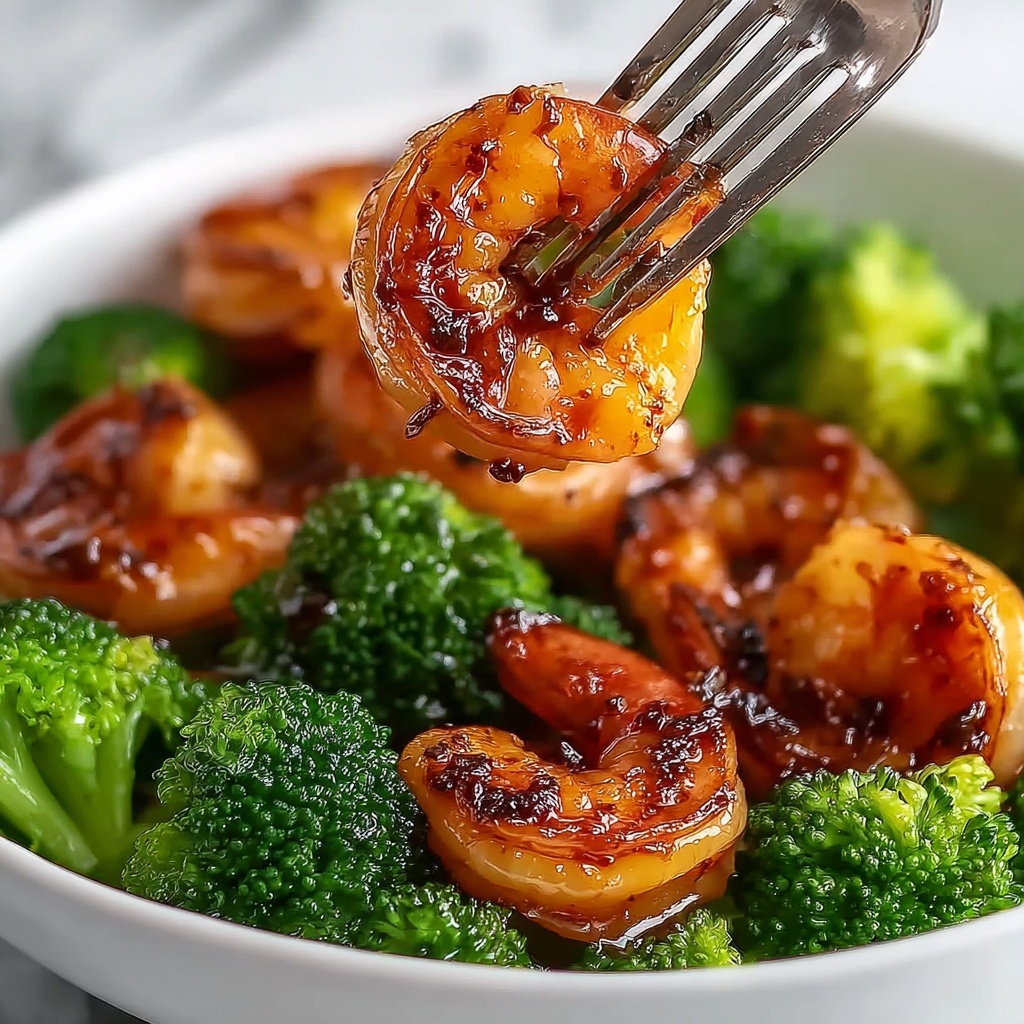 Honey Garlic Butter Shrimp & Broccoli Recipe - Recipe Image