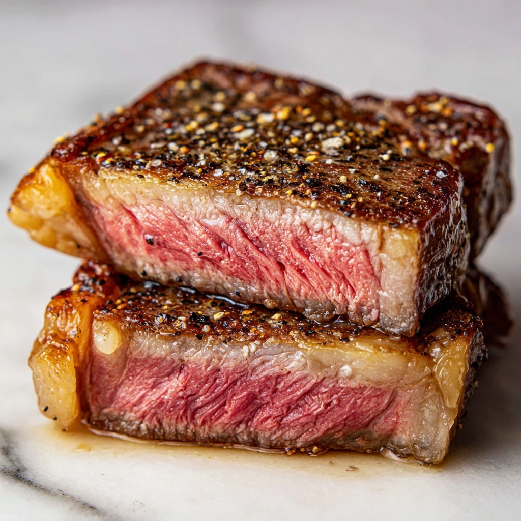 Pan Seared Steak with Herb Butter Recipe - Recipe Image