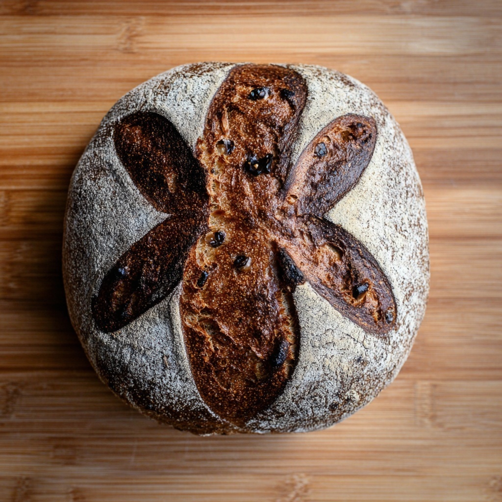Double Chocolate Sourdough Bread Recipe - Recipe Image