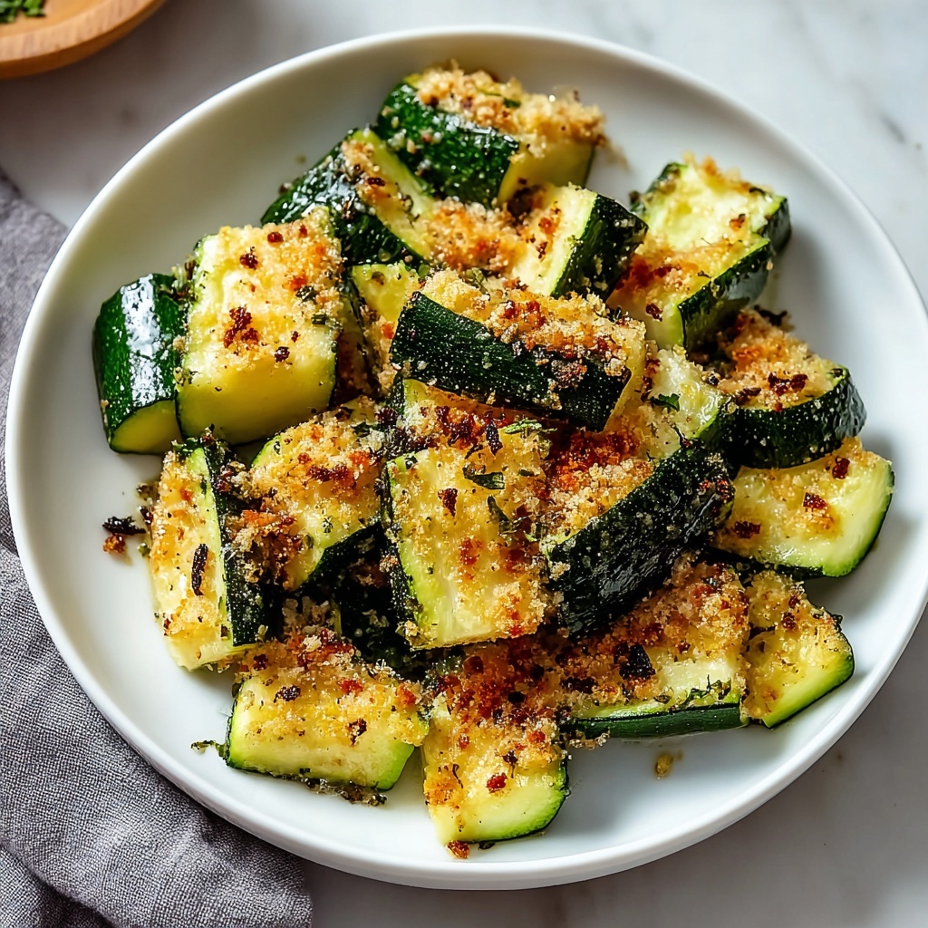 Low-Calorie Air Fryer Zucchini Parmesan Recipe - Recipe Image