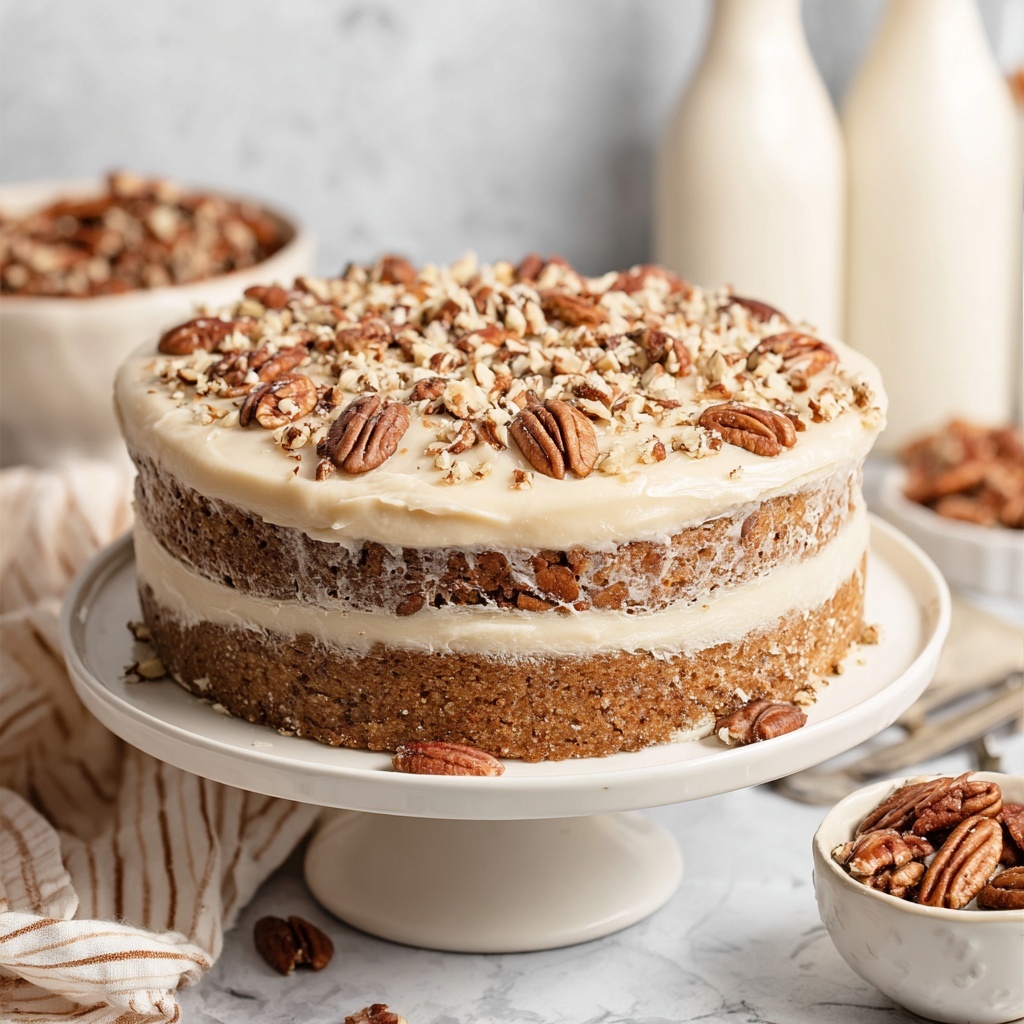 Butter Pecan Cake Recipe - Recipe Image