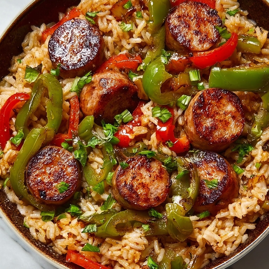 Cajun Sausage and Rice Skillet Recipe - Recipe Image