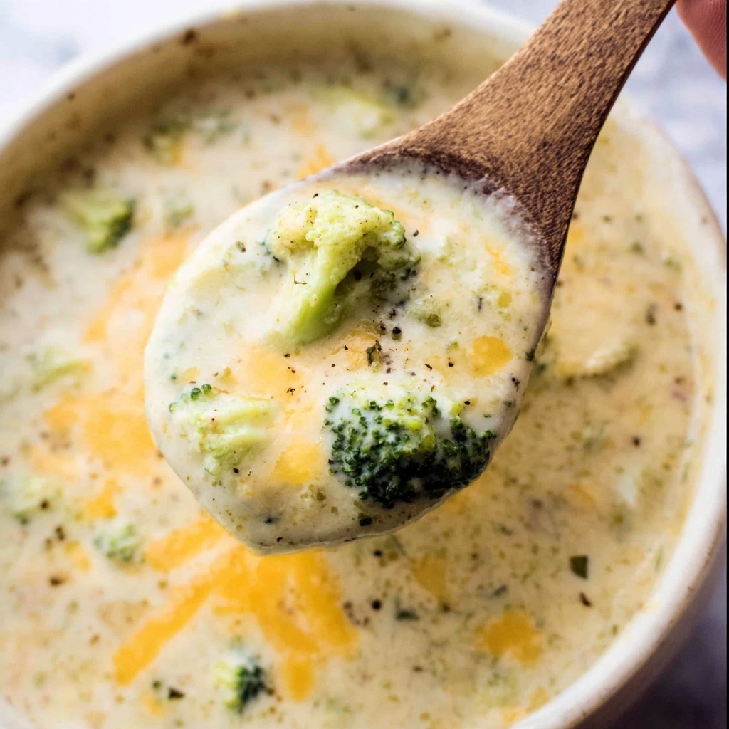 Creamy Broccoli Cheddar Soup Recipe - Recipe Image