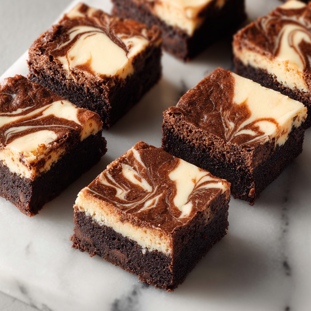 Mocha Swirl Brownies Recipe - Recipe Image