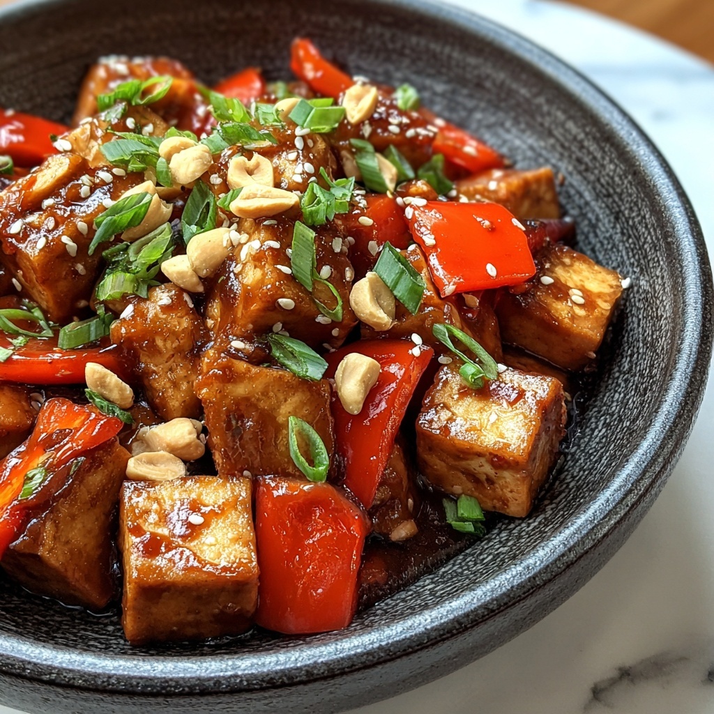 Vegan Cashew Tofu Recipe - Recipe Image