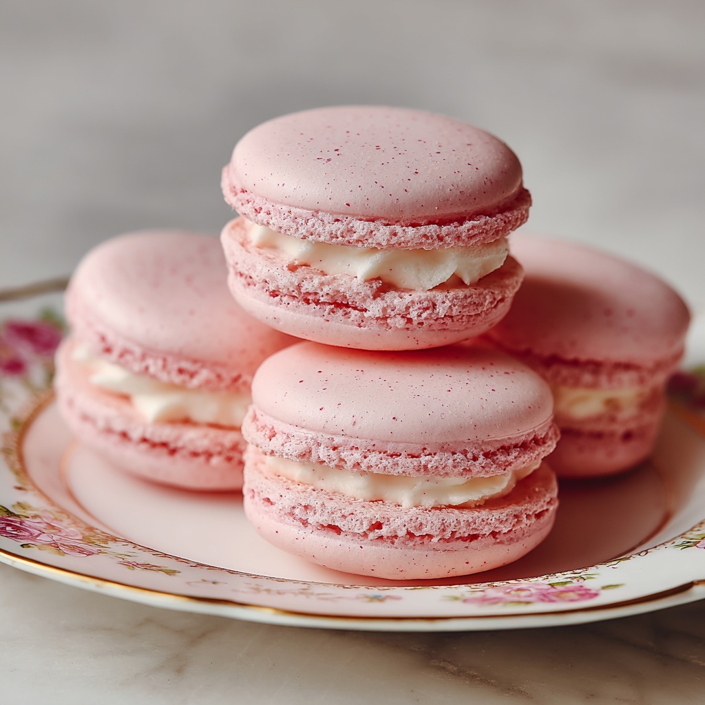 Strawberry Macarons Recipe - Recipe Image