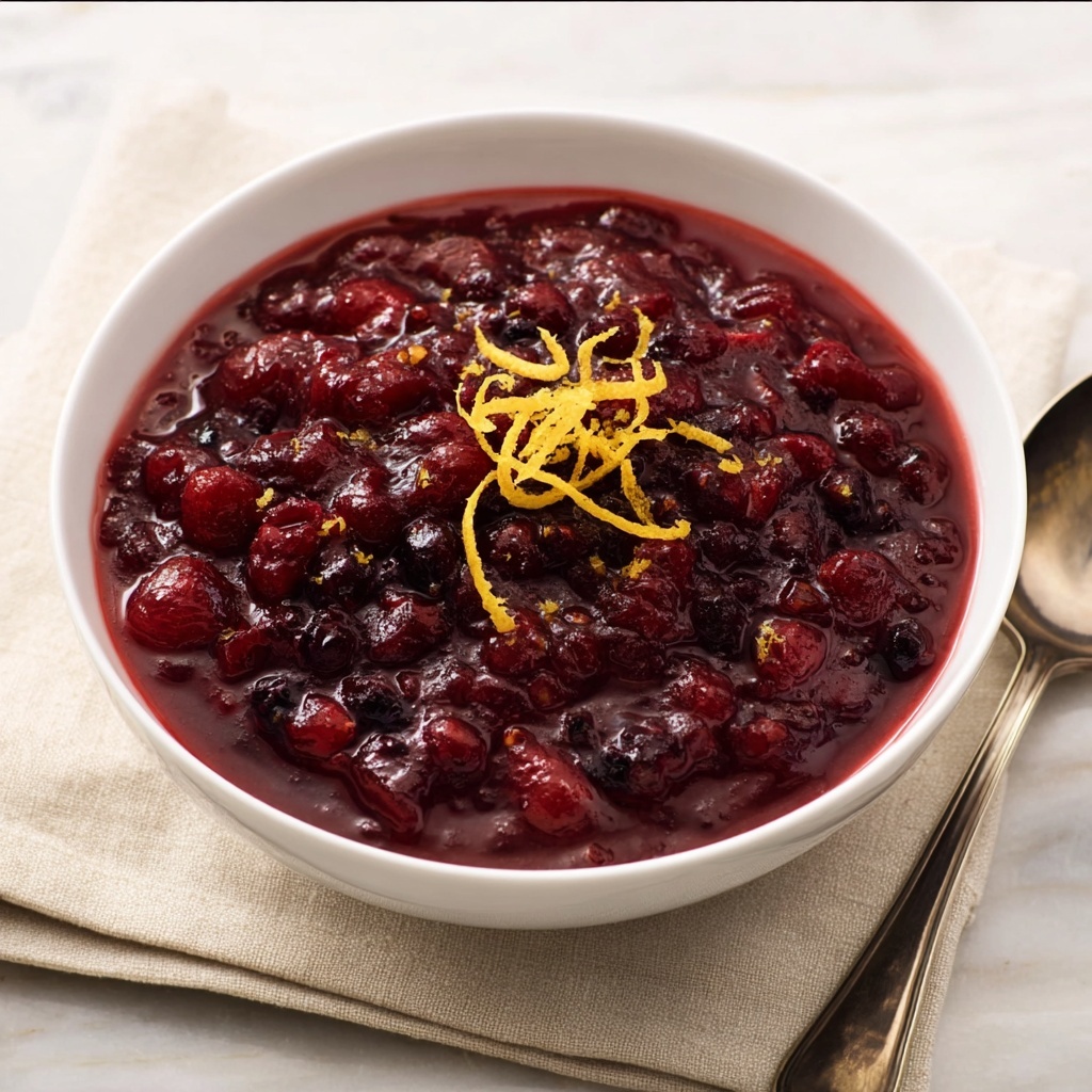 Lemon-Kissed Cranberries Recipe - Recipe Image