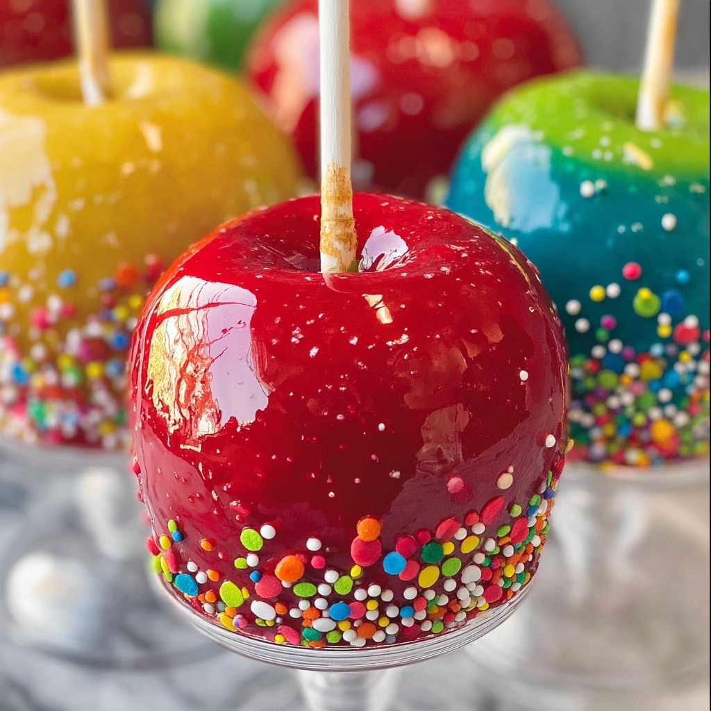 Jolly Rancher Candy Apples Recipe - Recipe Image