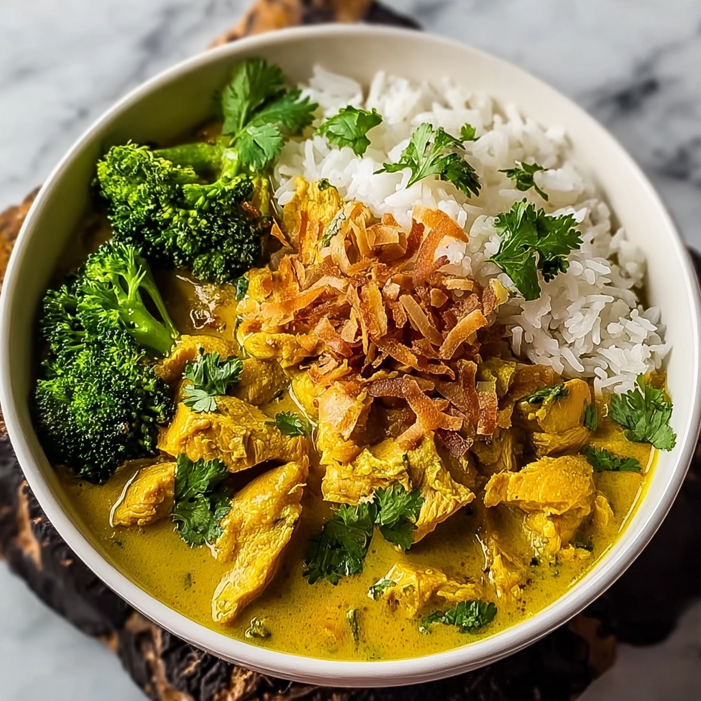 Golden Coconut Chicken Curry Recipe - Recipe Image