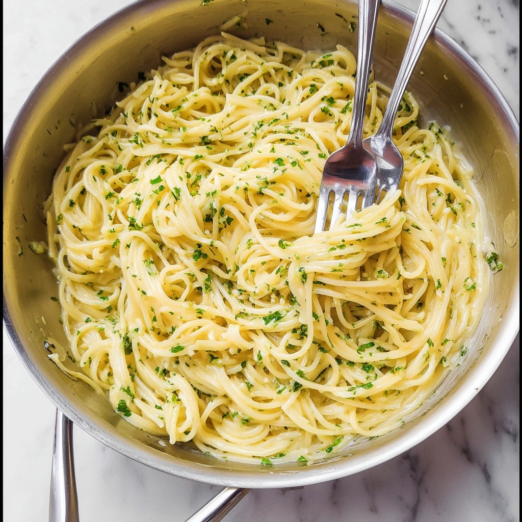 Garlic Butter Pasta Recipe - Recipe Image