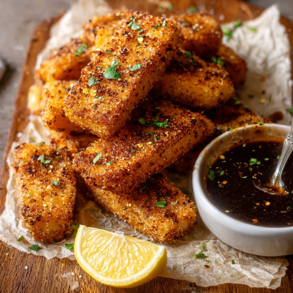 Crispy Hot Honey Salmon Tenders Recipe - Recipe Image