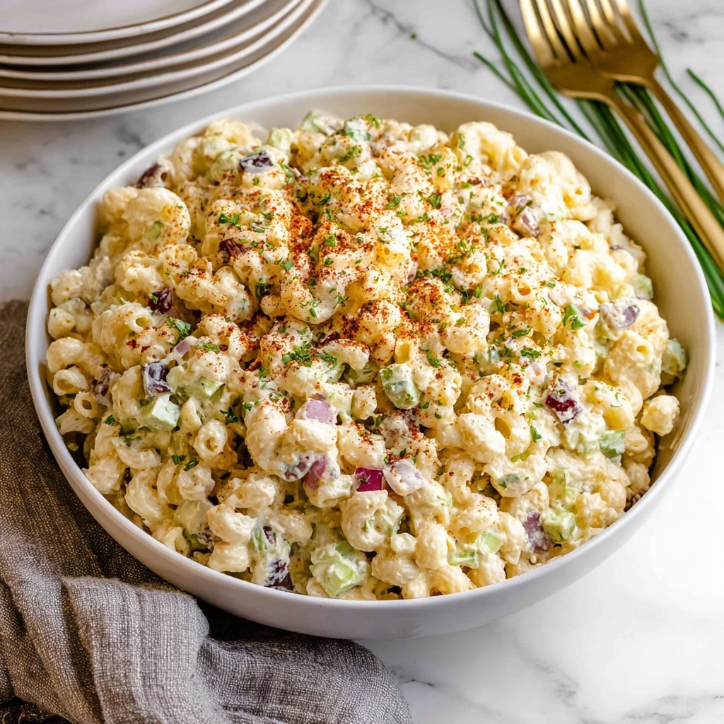 Deviled Egg Macaroni Salad Recipe - Recipe Image