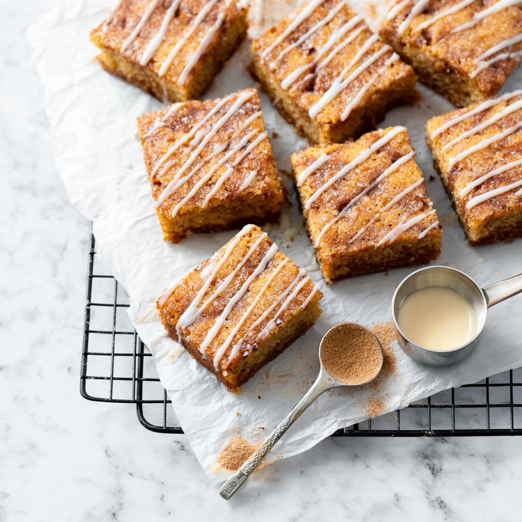 Cinnamon Roll Blondies Recipe - Recipe Image