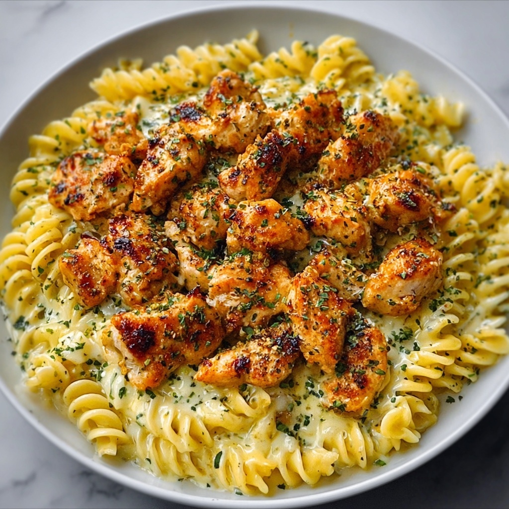 Garlic Butter Chicken Bites with Spaghetti Recipe - Recipe Image