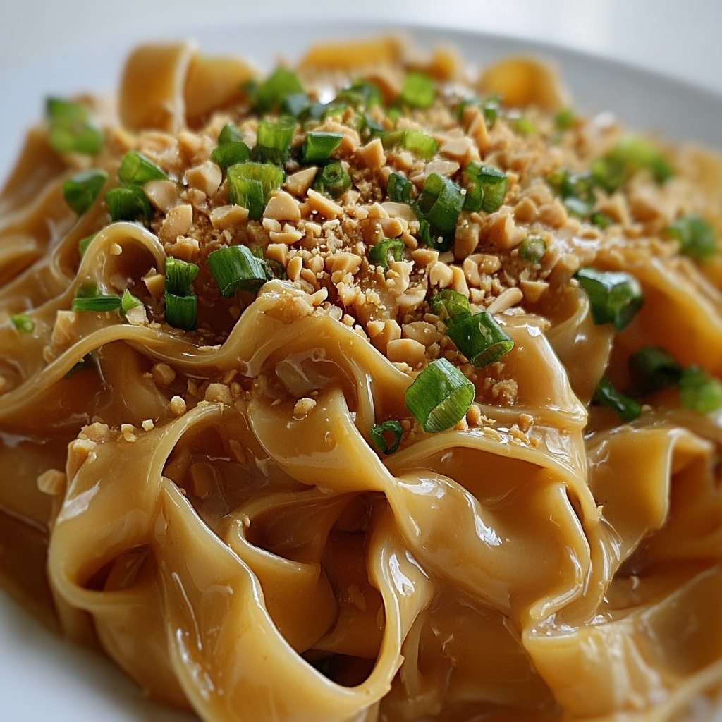 Easy Spicy Thai Peanut Noodles Recipe - Recipe Image