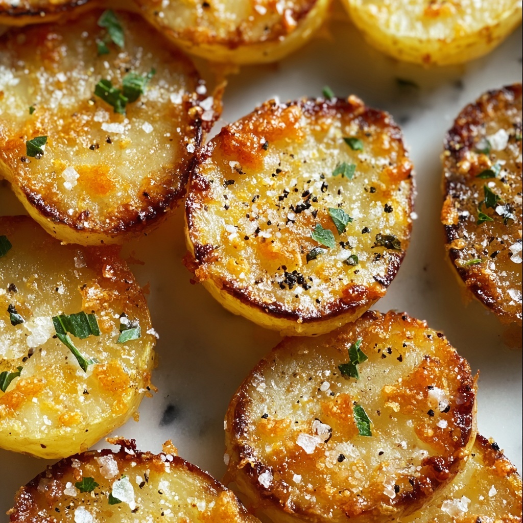 Mini Baked Parmesan Potato Rounds Recipe - Recipe Image