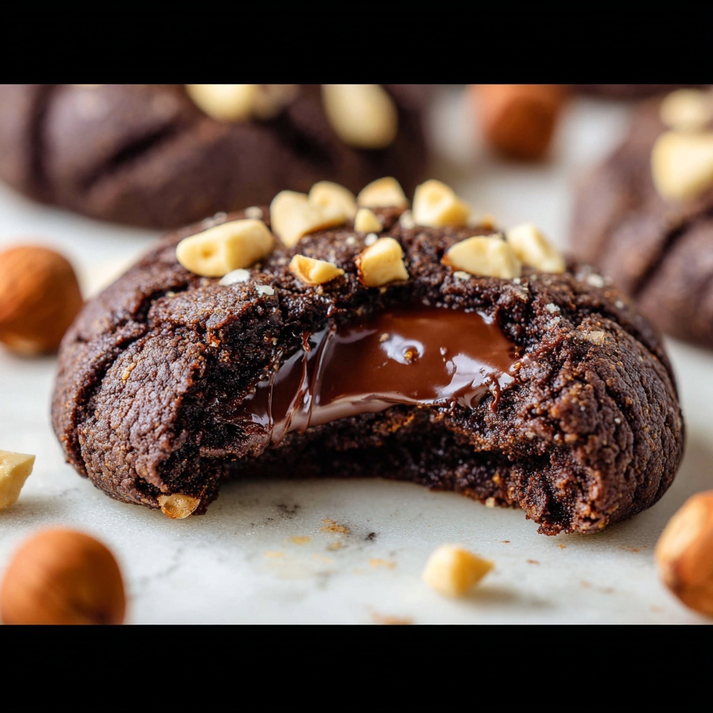 Chocolate Hazelnut Cream Thumbprints Recipe - Recipe Image