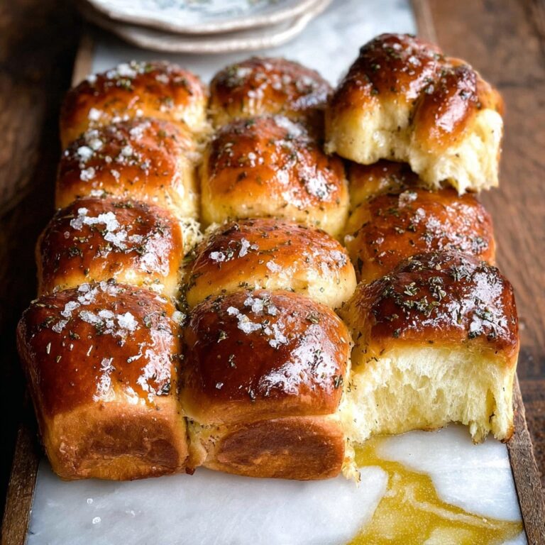 Salted Sage Honey Butter Brioche Rolls Recipe