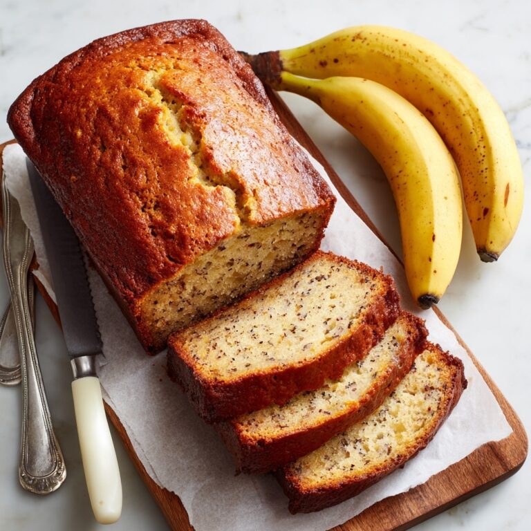 Old-Fashioned Banana Bread Recipe