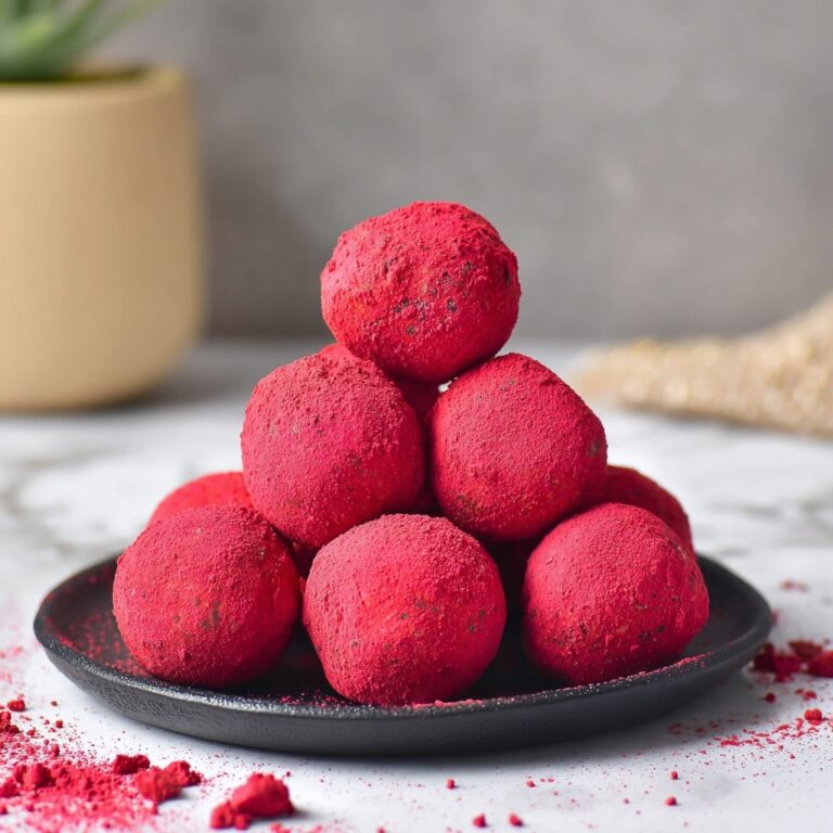 Strawberry Protein Balls Recipe