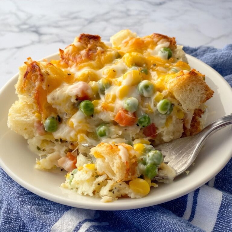 Chicken Cobbler Dinner Casserole Recipe