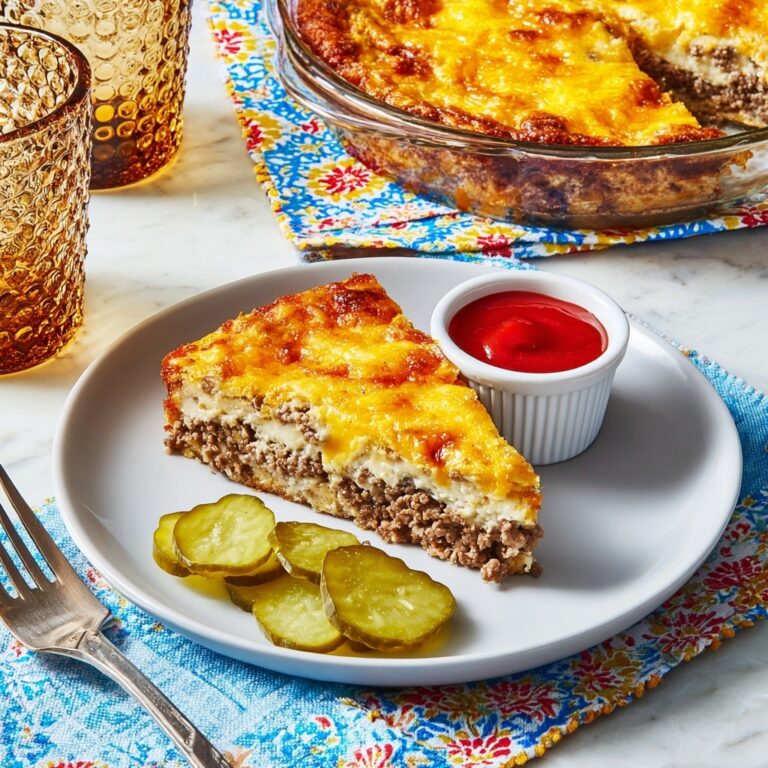 Cheeseburger Pie Recipe