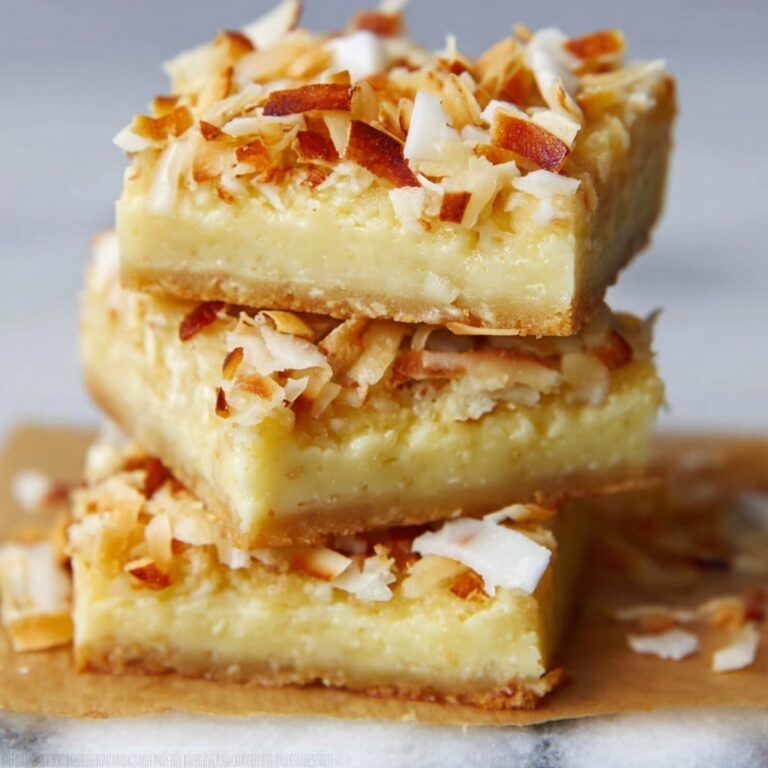Pineapple Coconut Cheesecake Bars Recipe
