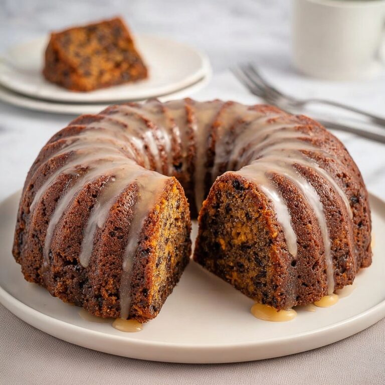 Steamed Carrot and Potato Spiced Pudding with Vanilla Sauce Recipe