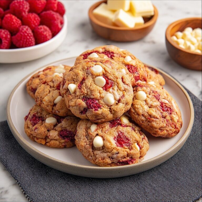 White Chocolate Raspberry Cookies Recipe